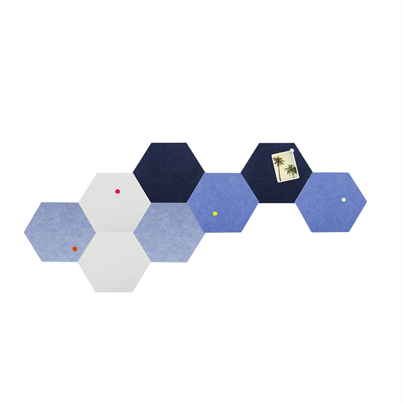 Felt Board Tiles Hexagon Bulletin Board Self Adhesive Pin - Temu